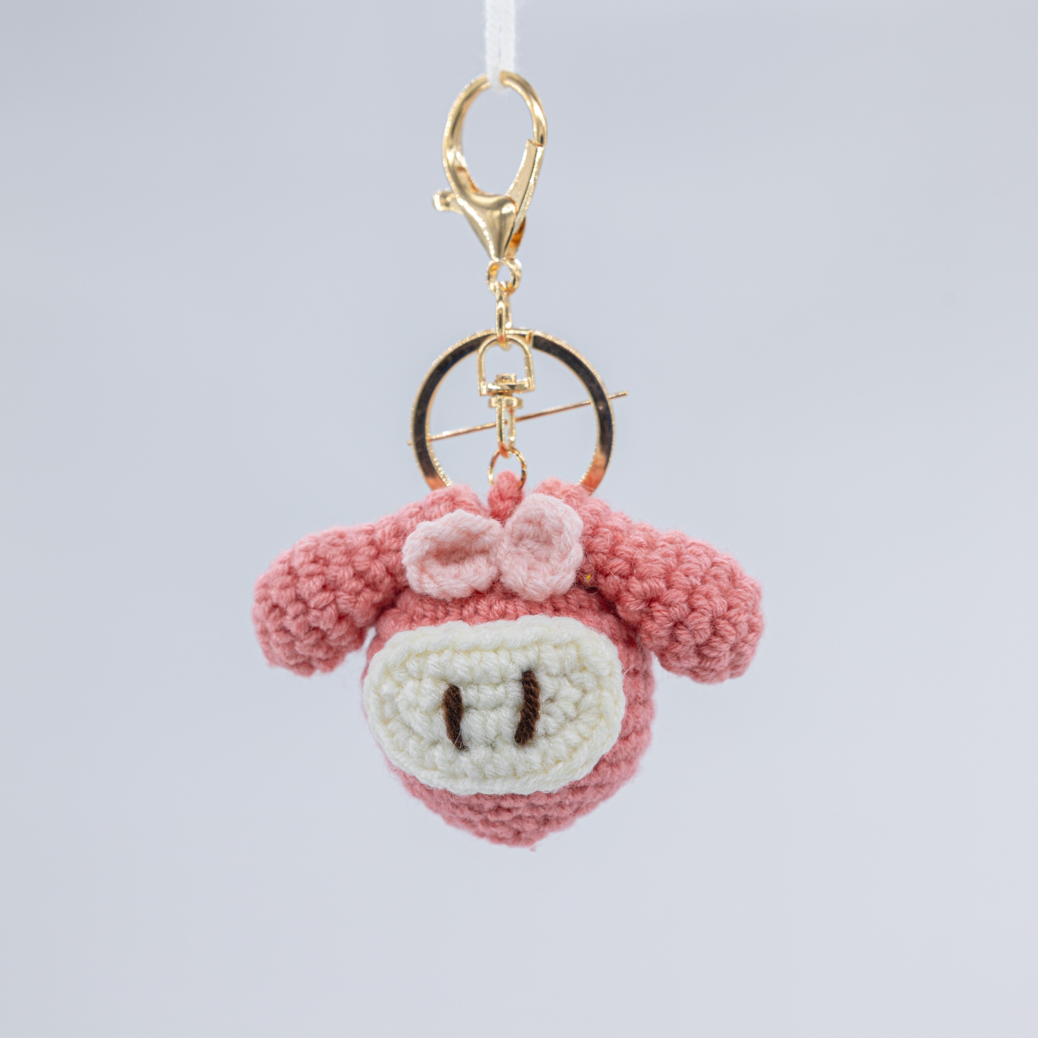 YSHomy Handmade Crochet Animal Keychain