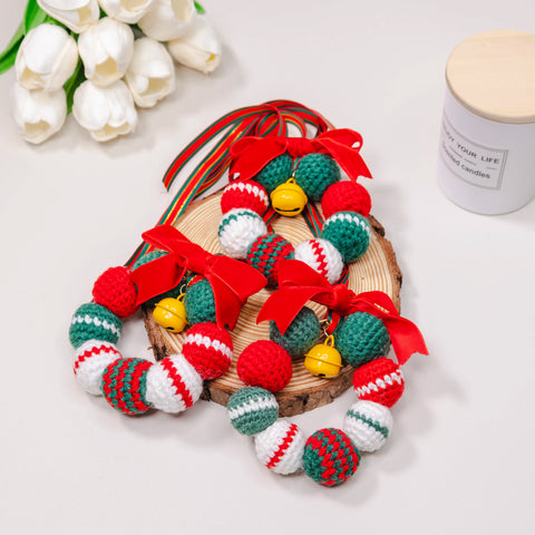 Crochet Christmas Hanging for Decoration, Set of 3