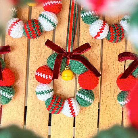 Crochet Christmas Hanging for Decoration, Set of 3