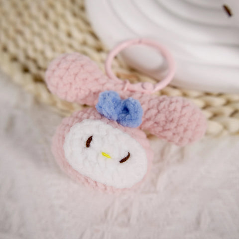 YSHomy Handmade Cute Crochet Animal Keychain Set of 5