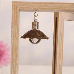 YSHomy Personalized Wooden Photo Frame with Lamp Bulb