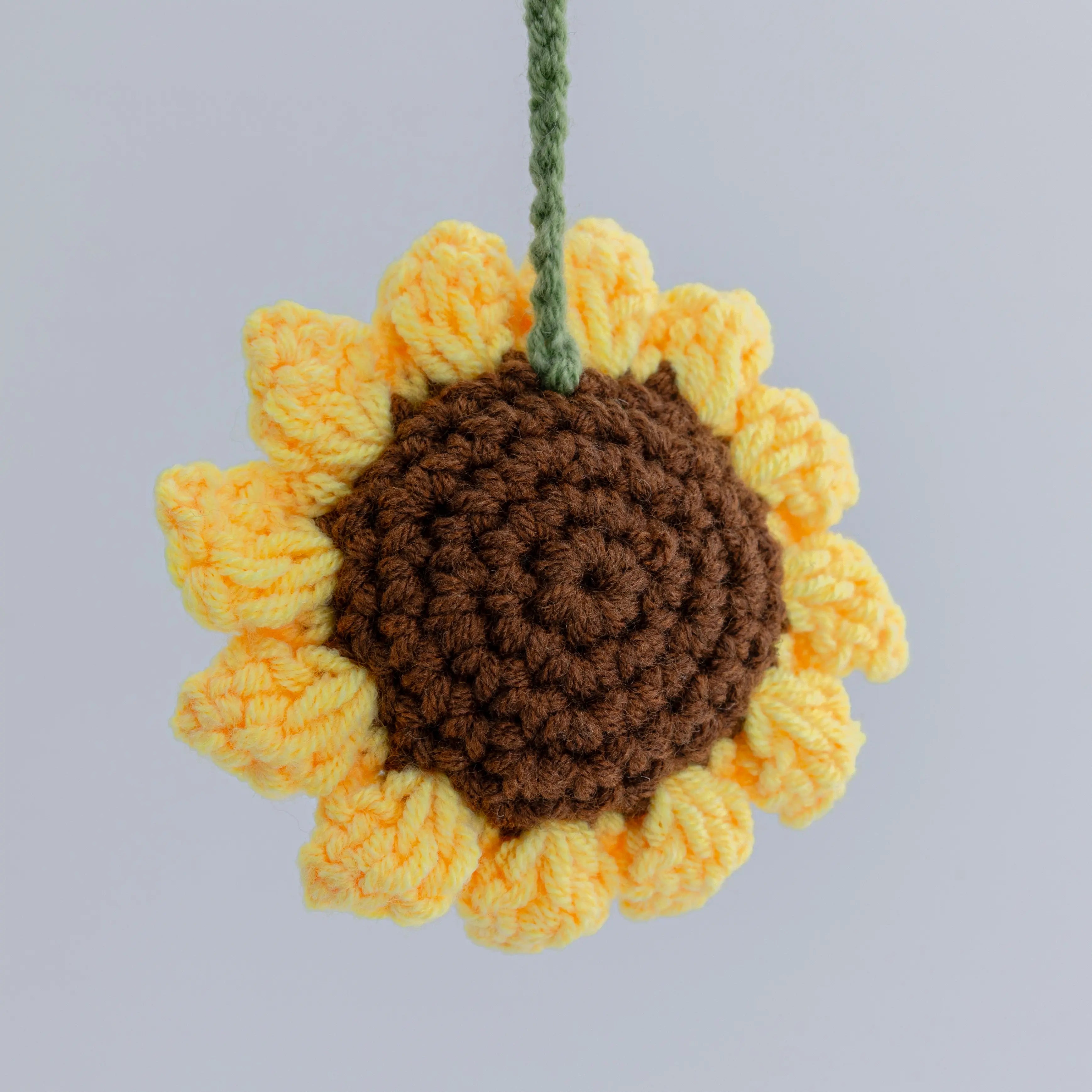 YSHomy Crochet Sunflower for Car Mirror Hanging & Bookmark